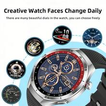 The Latest ERUN 2026 Smartwatch Features A 1.5-Inch HD Screen, A 250mAh Battery, A New Watch Band, Over 10 Sports Modes, Customizable Watch Faces, Voice Calls, Hydration Reminders, Sedentary Reminders, An Alarm Clock, Bluetooth Calling, Weather Updates, And Bluetooth Music Playback. This Stylish Watch Is Compatible With Both Android And IOS Devices, Making It An Ideal Holiday Gift. - View 7