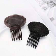 1pc Black Texture Puff Hair Maker For Bangs Gym ,Hair Styling Tools Hair Accessories - Nhiều màu - Xem 2