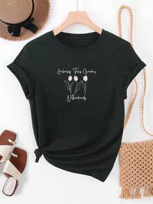 Women T-Shirts - [White] - View 9