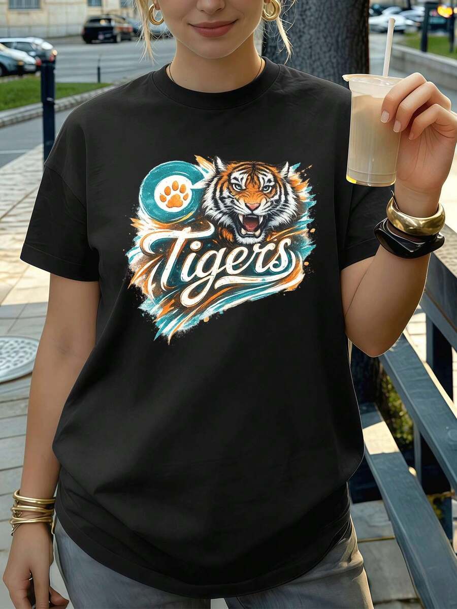 Women T-Shirts - Black - View 1