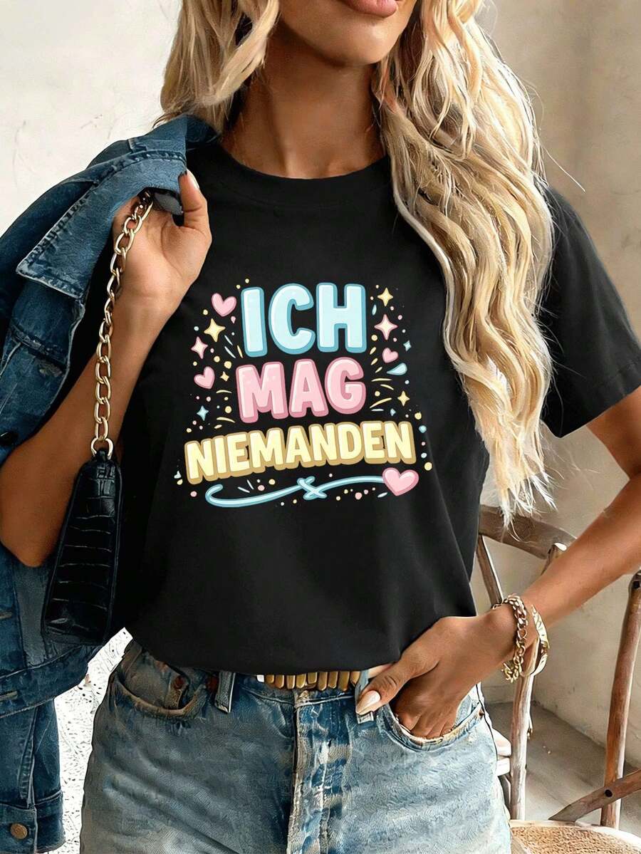 Women T-Shirts - Black - View 1