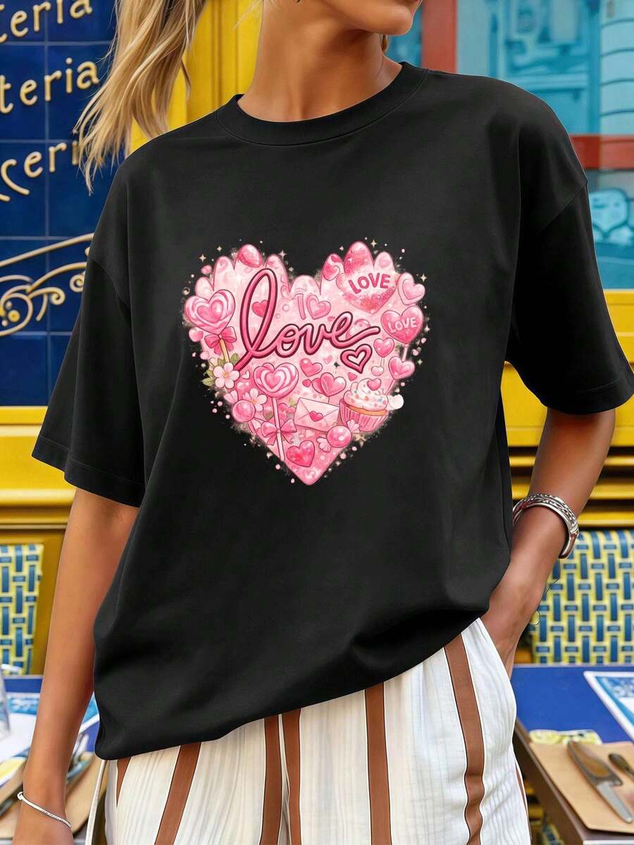 Women T-Shirts - Black - View 1