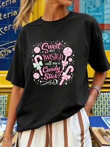 Women T-Shirts - Black - View 1