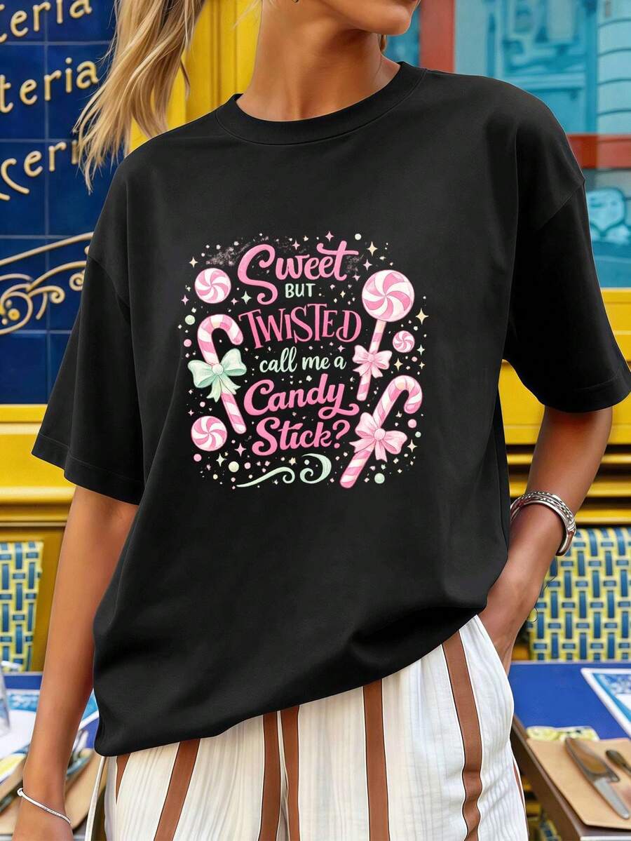 Women T-Shirts - Black - View 1