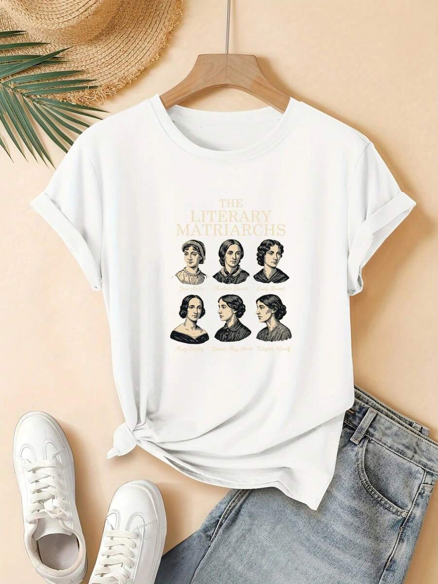 Women T-Shirts - [White] - View 1