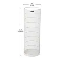 Mind Reader UMBHWIRE-Wht Mini Umbrella Stand Rack Holder White - Blanco - Ver 4