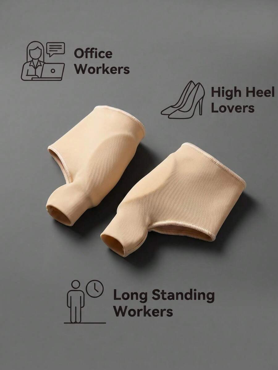 1 Pair Toe Protector Pads, Wearable Friction Relief Devices Suitable For All Men And Women