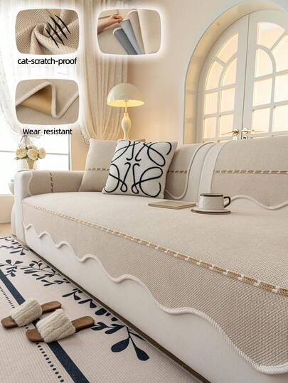 1 chiếc vỏ đệm sofa màu trơn không đều, vỏ bọc sofa sang trọng hiện đại, chống trượt, chống bụi, bảo vệ sofa bền bỉ mọi mùa, chống nhăn, mềm mại và tinh tế, có thể giặt máy, chống phai màu, bền, chống lông thú cưng, chống bám bẩn, làm mới sofa, trang trí sofa, tăng thêm vẻ sang trọng, phù hợp với sofa 1-4 chỗ ngồi, sofa hình chữ L.
