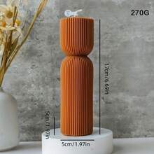 1支大豆蜂蜡香薰蜡烛 - 无烟，持久留香，家居装饰佳品，卧室氛围营造及DIY礼品之选。适用于家居装饰、壁炉、客厅、中央摆设、办公室、情人节礼物、蜡烛套装、香薰蜡烛、朋友礼物、女士礼物。 - 1PC - 查看 5