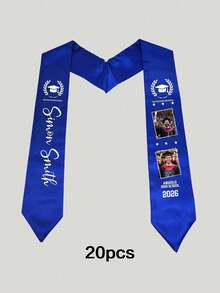 Customized Graduation Sash, Personalized Graduation Made Of Custom Ribbon, Completed Personalized Design In 2026, For Graduation Gown - Can Customize Text, 2026 Graduation Honor Gown, Photos And Names On Ribbon,Gift For Friends, Family, And Graduates - Multicolor - View 20