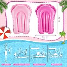 Foilswirl - Tobogán acuático 3D de 20 pies con 3 lados  para césped toboganes de agua con 2 tablas de bodyboard y aspersor tobogán inflable de verano tobogán acuático resistente para niños y - Flamenco - Ver 5