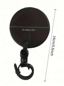 Adjustable Bicycle Rearview Mirror, Suitable For Mountain Bikes. Shock-Absorbing, 360-Degree Rotation, Handle-Mounted, Applicable To Scooters, Electric Bicycles And Regular Bicycles - Easy To Install. Enhance Visibility, A Safety Accessory For Night Riding And Navigation. Multiple Styles Available, The Perfect Gift For Cycling Enthusiasts. - A - View 7