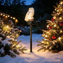 Solar Powered Owl Pathway Lights - Waterproof LED Outdoor Decor For Patio, Camping And Weddings - Perfect Gift For Holidays - Owl - View 9