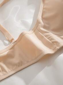 3 pezzi Reggiseno con chiusura frontale senza ferretto, imbottitura rimovibile, spalline regolabili, comodo e senza cuciture, biancheria intima da donna in stile dolce giapponese e coreano - Multicolore - Visualizzare 8