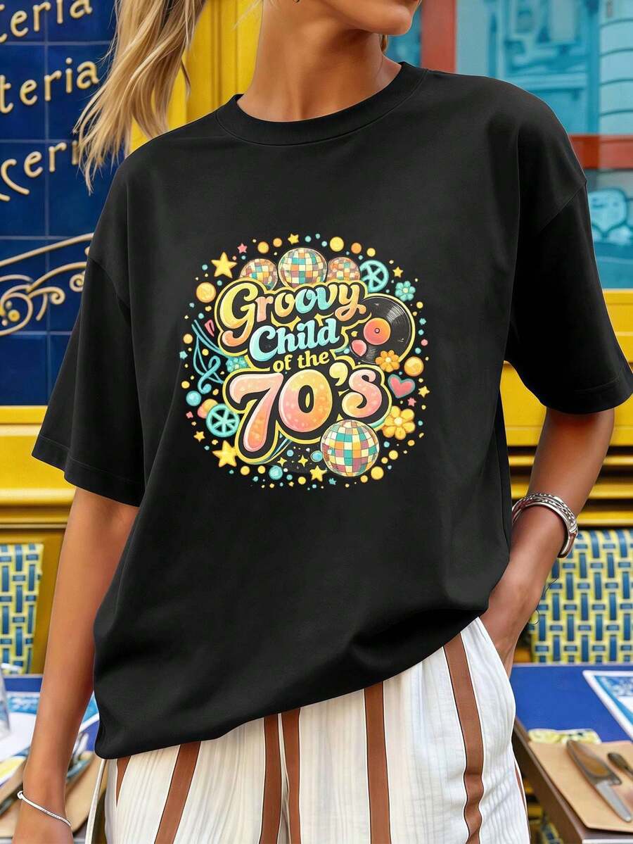 Women T-Shirts - Black - View 1