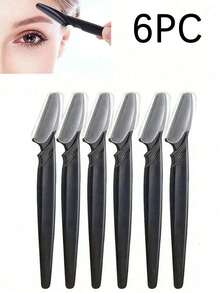 12pcs Safety Eyebrow Trimmer & Razor Set, Exfoliating Scraper, Body Hair Removal Trimmer & Facial/Eyebrow Razor Kit, Long Handle Safety Blades With Precision Guard, Women Eyebrow Shaping Tools, Suitable For Daily Use Or Travel, Essential Hair Salon & Beauty Travel Accessories - Multicolor - View 20