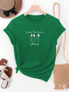 Women T-Shirts - [White] - View 11