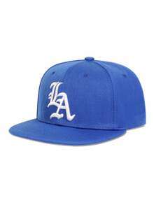 1pc "LA" Embroidered Baseball Cap - Fashionable Brushed Texture, Adjustable Unisex Hat, Ideal Sun Protection For Outdoor Activities, Stylish For Men And Women, Great Gift - Baseball Cap - View 9
