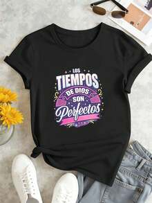 Women T-Shirts - Black - View 2