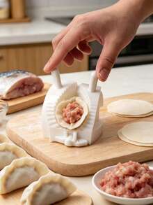 3pcs Dumpling Mold Set, 3 Different Sizes Dumpling Mold, Wonton And Pie Mold, Compact Design, Multi-Size Mold Rack, Sturdy Structure, High-Quality Mold Rack, Suitable For New Year, Ramadan, Valentine's Day, Mother's Day, Homecoming Season, Easter, Birthday, Wedding, Holiday Parties And Other Occasions. - Multicolor - View 6