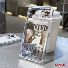 One Piece Franky Wanted Poster Clear Phone Case, Anime Protective Cover For IPhone 17/17 Pro/17 Pro Max/17 Air/16/15/14/13/12/11/X Series Iphone 17 Pro Max Case Iphone 17 Pro Case Iphone 17 Case The Girlfriend,Ideal Gift For Anime Fans - Clear - View 7