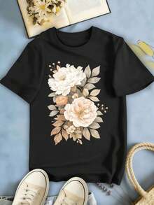 Women T-Shirts - Black - View 2