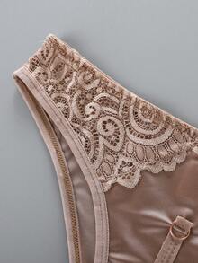 5-Color Sexy Lace Trim Low-Rise Triangle Panties For Women, Summer Pure And Delicate Comfortable Breathable Hollow-Out Women's Underwear - 彩色 - 查看 3
