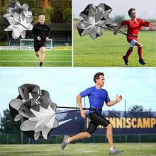 Resistance Parachute For Fitness Training, Endurance Training Parachute, Strength Training Parachute, Core Strength Training - Black - View 3
