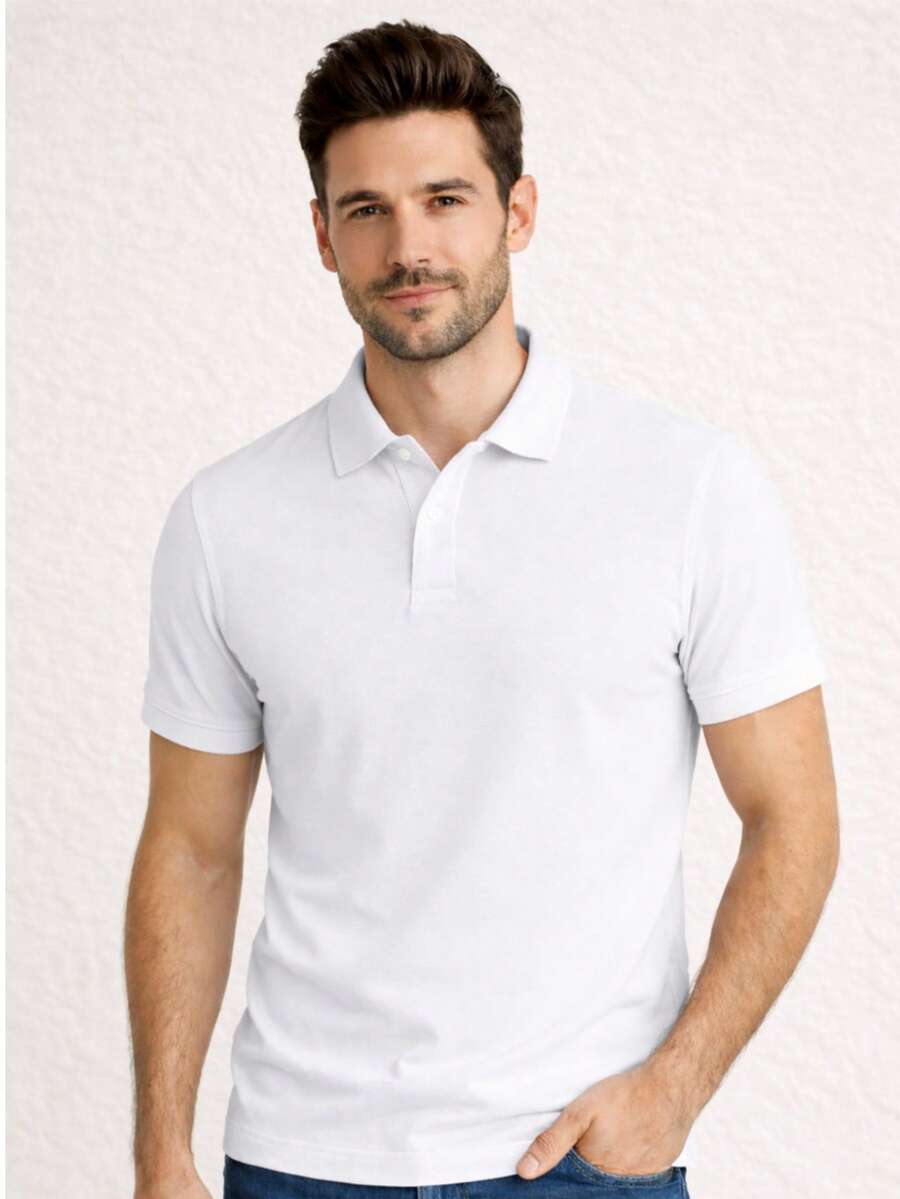 Summer Regular Fit Buttons On The Front Button Christmas Halloween - White - View 1