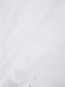 1pc Women's Lightweight 3/4 Harem Pants With Elastic Waistband - White, Black, Loose Fit, Drawstring, Breathable Polyester, Casual Spring/Summer - White - View 9