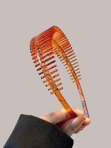 4pcs Minimalist Wide-Banded Non-Slip Headbands Hair Accessories - Multicolor - View 8