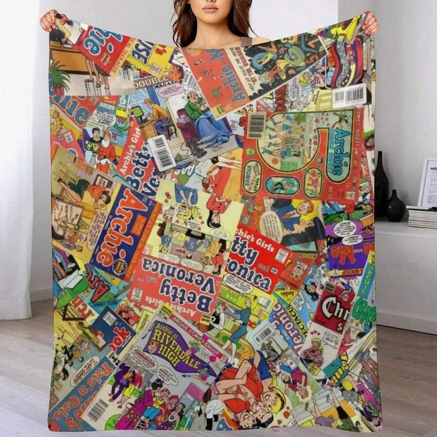 Archie Comics Throw Blanket Flannels For Decorative Sofa Luury Throw Moving Blankets - 1 - Ver 1