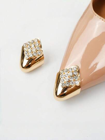 1 par de protectores elegantes para tacones altos, adecuados para tacones altos y sandalias de verano, accesorios decorativos para bodas, Día de la Madre, Eid Al-Fitr