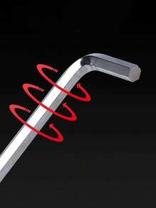 1 Set L-Shaped Wrench, Multi-Color Metric & Imperial L-Shaped Wrench Set, Hex Wrench Tool Kit, Portable - Multiple Styles - View 7
