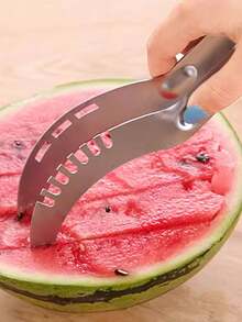 Stainless Steel Watermelon Slicer - Easy Cut Fruit Cutter & Block Maker, Perfect For BBQs & Outdoor Cooking - Watermelon Slicer - View 3
