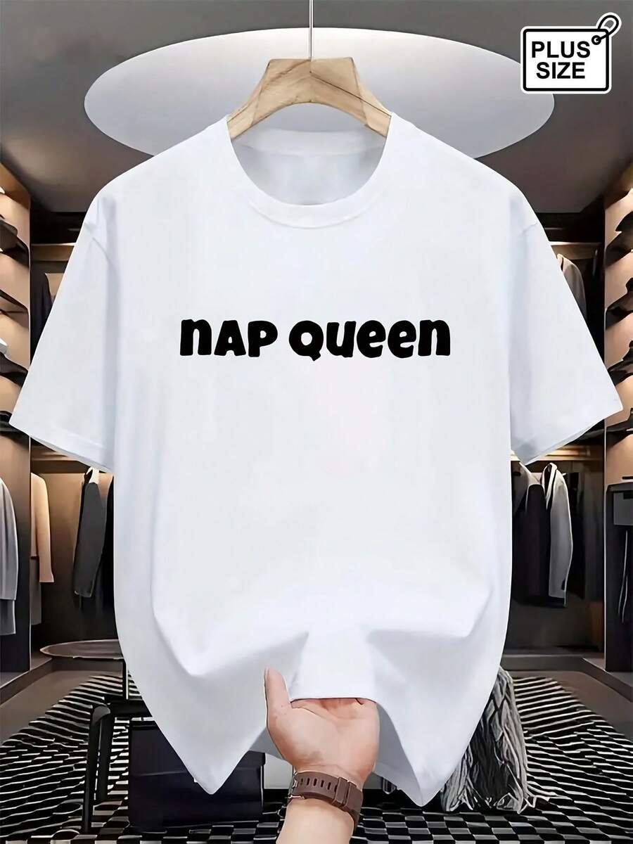 Camiseta de manga corta casual de verano para hombre con estampado de rayas - Cuello redondo, transpirable, diseño de animales en blanco y negro, corte regular para atuendos casuales, fiestas y playa - Ropa masculina elegante y versátil, talla grande - Blanco - Ver 1