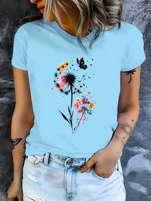 Women T-Shirts - [White] - View 8