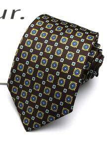 1pc Printed Handmade Tie For Men And Women, Suitable For Casual, Business, Street, Daily, Wedding, Leisure - Multicolor - View 18