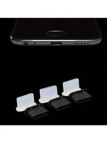 Bộ 10/20 nút bịt bụi USB-C - Vỏ bọc mềm dẻo chống bụi cho điện thoại thông minh, máy tính bảng, máy ảnh, máy đọc sách điện tử, màu đen trắng, chống trầy xước, thiết kế tối giản, bảo vệ bền bỉ. - Xem 5