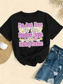 Women T-Shirts - Black - View 2