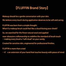 FLUFFIN 1支E30马毛精准眼影刷，手工制作红木铜管眼部化妆刷 - 棕色 - 查看 11