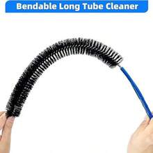 Bàn chải thông cống cán dài, bàn chải làm sạch ống cống bồn rửa, dụng cụ thông cống nhà bếp - Phong cách ngẫu nhiên - Xem 4