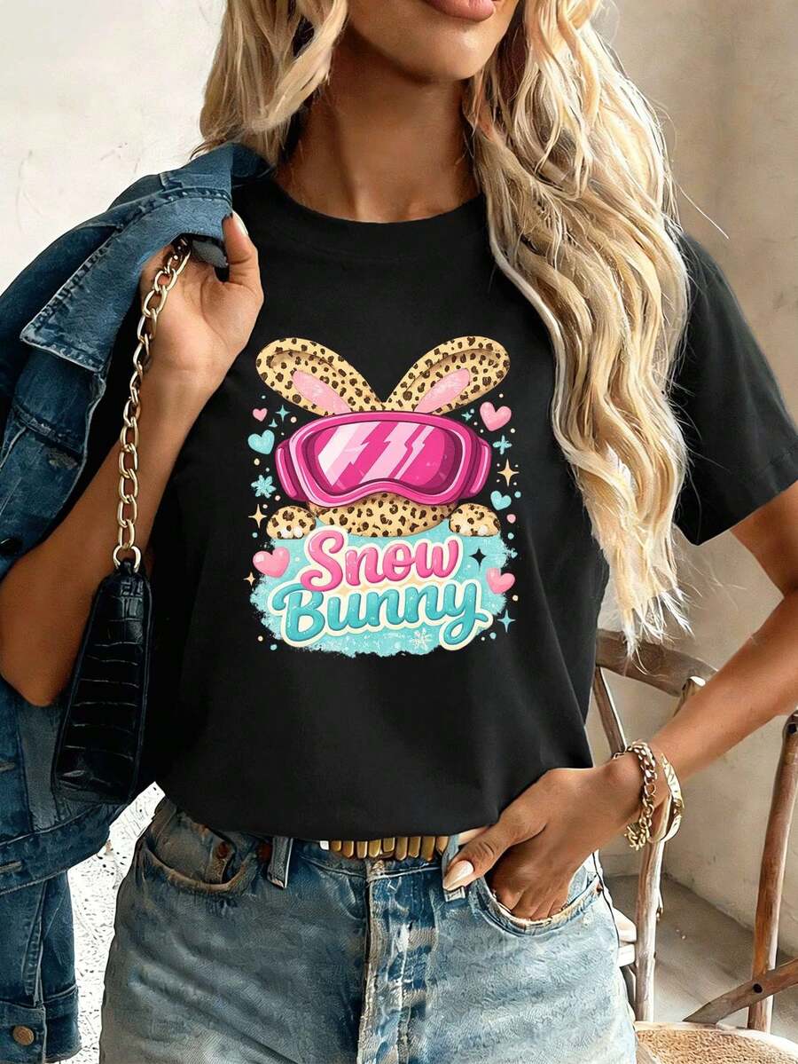 Women T-Shirts - Black - View 1