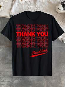 Camiseta de Béisbol Unisex - Corte Holgado con Estampado Gráfico "Gracias", Camiseta de Algodón Elástico de Alta Resistencia para Hombres y Mujeres (Tallas S-XXXL) - Top Deportivo Negro/Rojo - Ropa Casual para Todas las Temporadas y Regalos para Fiestas - Camiseta Lavable a Máquina para Uso Diario - Negro - Ver 10