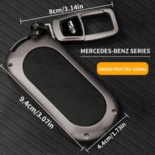 Ốp chìa khóa cho dòng xe C E S Class GLC300 C63 EQE53 SL63 SL43 S63 EQS EQB Maybach S-Class - móc khóa - Xem 2
