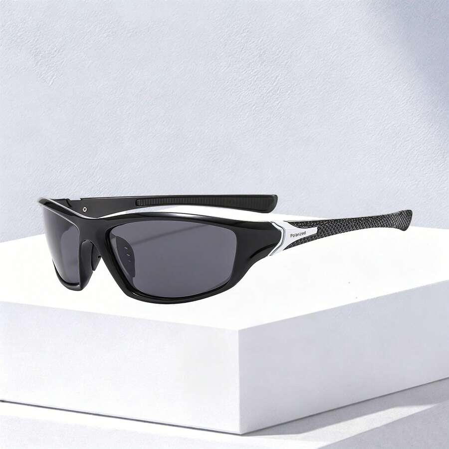 1 par de gafas de moda y elegantes para hombres, adecuadas para salidas diarias, conducir y viajes de vacaciones - Multicolor - Ver 1