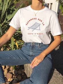 Women T-Shirts - White - View 6