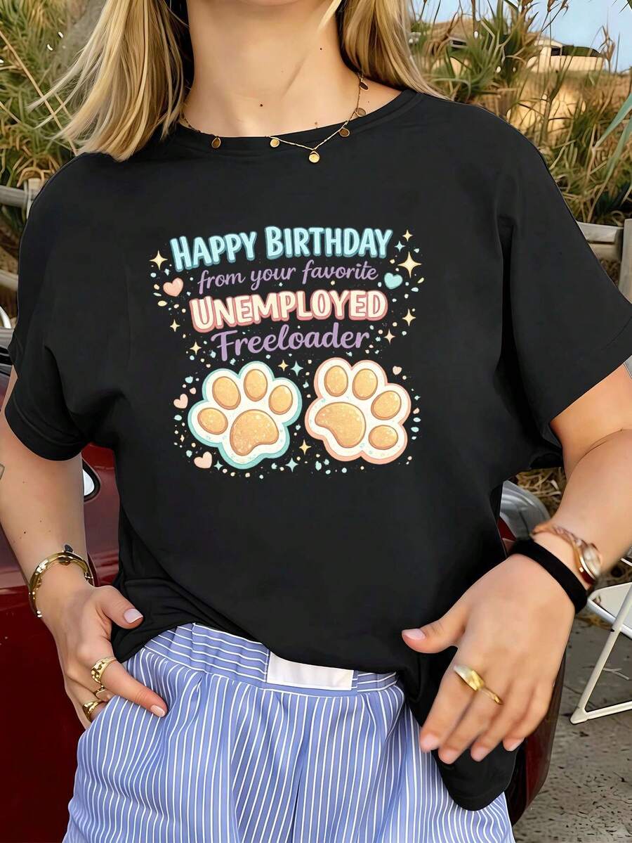 Women T-Shirts - Black - View 1