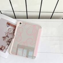1 Ốp lưng máy tính bảng hình cô gái đeo nơ và tai nghe hoạt hình kèm ngăn đựng bút, tương thích với iPad Pro (M5)/ Air (M3)/ 11"(A16)/ 10.9/ Thế hệ thứ 10 Smart Case/ 11(A16 2025)/Tương thích với Samsung Galaxy S9/S7/S10+/Tương thích với Samsung Galaxy Tab S6 Lite, Tương thích với Matepad - Nhiều màu - Xem 4