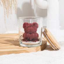 1 pieza/Caja, Vela perfumada con forma de oso, Regalo creativo de inauguración de casa, Regalo de fragancia para el Día de San Valentín - 1PC - Ver 9